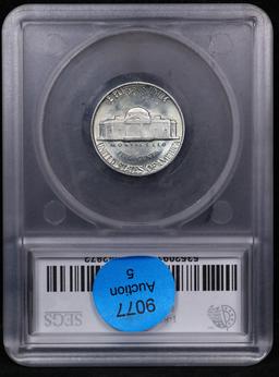 ***Auction Highlight*** 1960-p Jefferson Nickel TOP POP! 5c Graded ms66+ 5fs BY SEGS (fc)