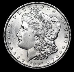 1904-p Morgan Dollar $1 Graded ms63+ By SEGS