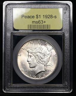 ***Auction Highlight*** 1928-s Peace Dollar $1 Graded Select+ Unc By USCG (fc)