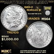 ***Auction Highlight*** 1889-o Morgan Dollar $1 Graded Choice Unc By USCG (fc)