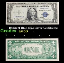 1935E $1 Blue Seal Silver Certificate Grades Choice AU/BU Slider