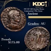 307-337 AD Ancient Rome, Constantine I The Great Ancient Grades AU