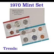 1970 United States Mint Set in Original Government Packaging! 10 Coins Inside!