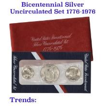 1776-1976 Bicentennial Silver Uncirculated set, the "Red Pack"
