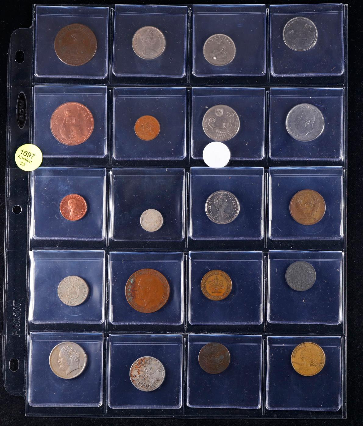 20 Great Coins of the World, hand selected, many trend high, every lot guaranteed to contain Silver.