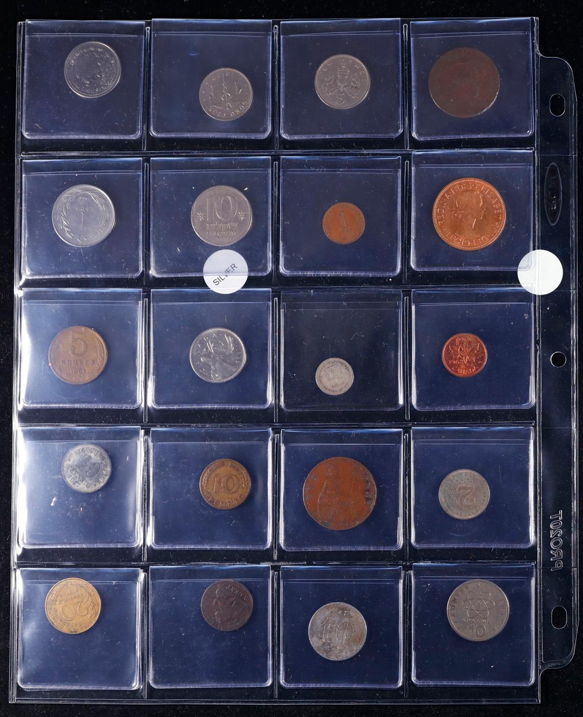 20 Great Coins of the World, hand selected, many trend high, every lot guaranteed to contain Silver.