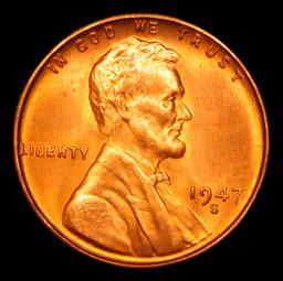 1947-s Lincoln Cent 1c Grades GEM++ RD