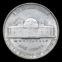 1939-p Rev '40 Jefferson Nickel 5c Grades GEM+ Unc