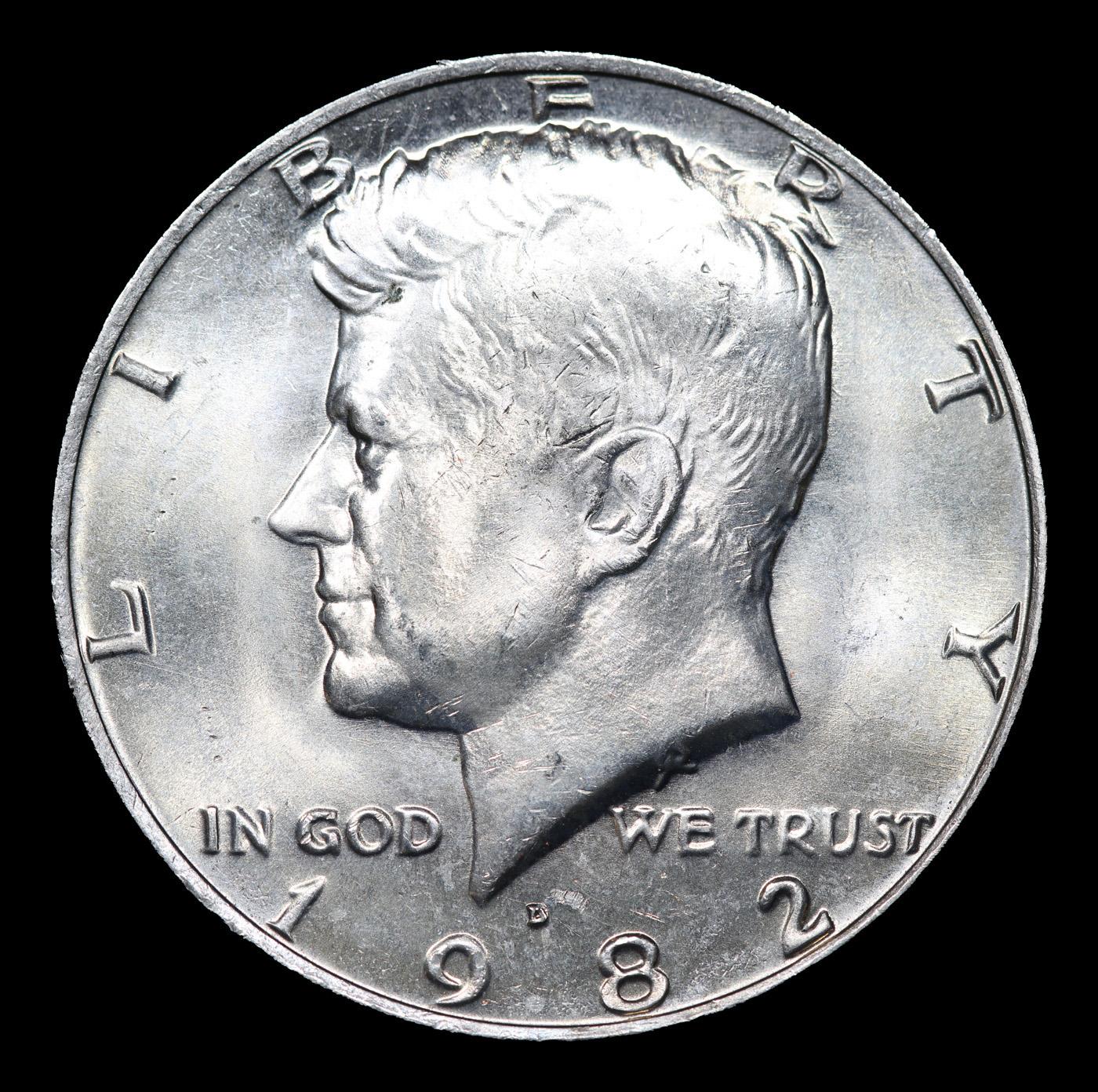 1982-d Kennedy Half Dollar 50c Grades GEM+ Unc