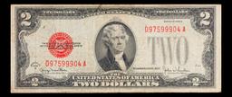 1928G $2 Red Seal United States Note Grades vf+