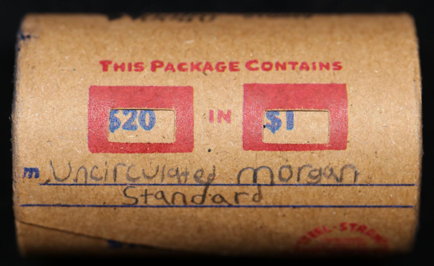 *EXCLUSIVE* x20 Morgan Covered End Roll! Marked "Unc Morgan Standard"! - Huge Vault Hoard  (FC)