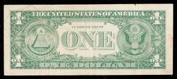 1957 $1 Blue Seal Silver Certificate Grades vf++