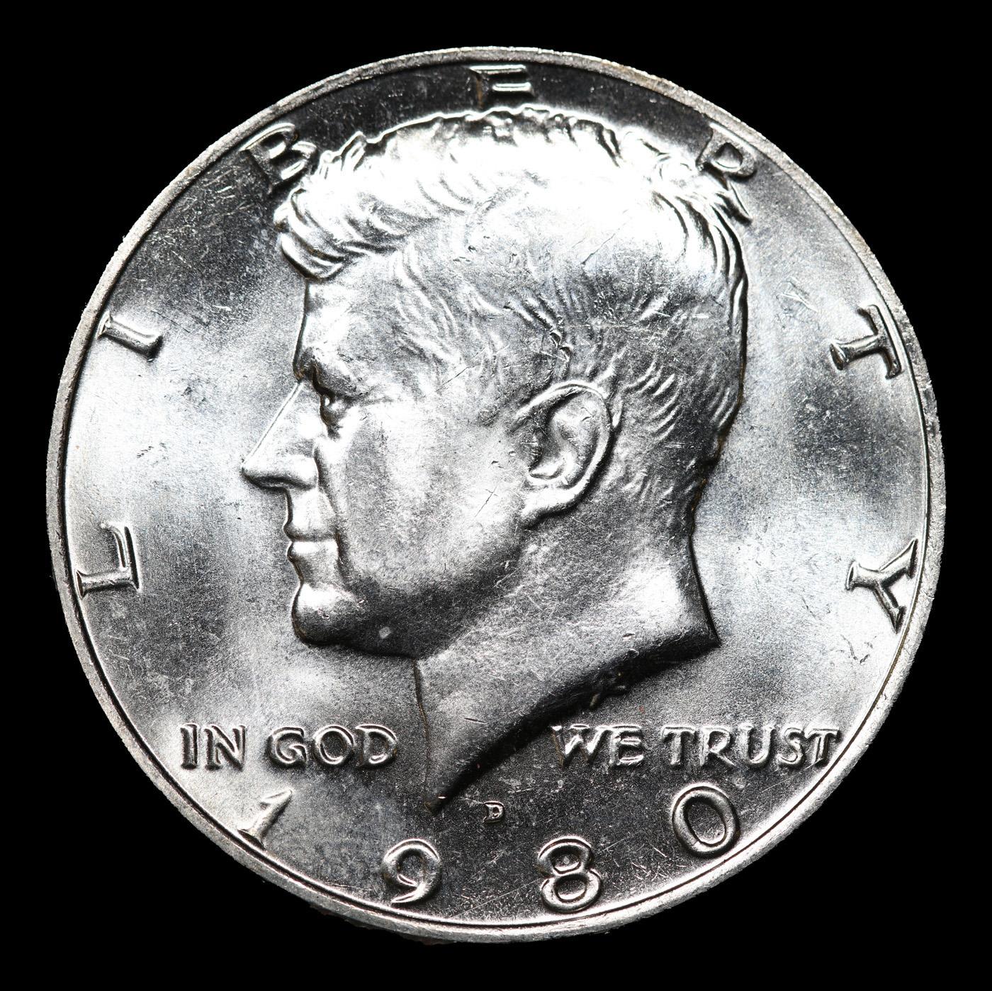 1980-d Kennedy Half Dollar 50c Grades GEM++ Unc