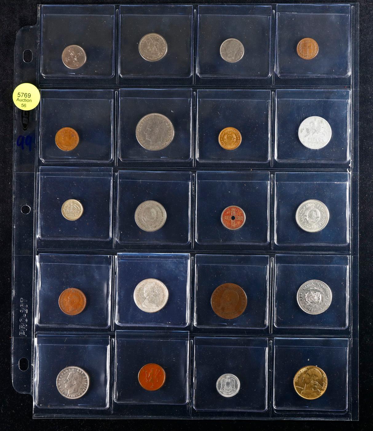 20 Great Coins of the World, hand selected, many trend high, every lot guaranteed to contain Silver.