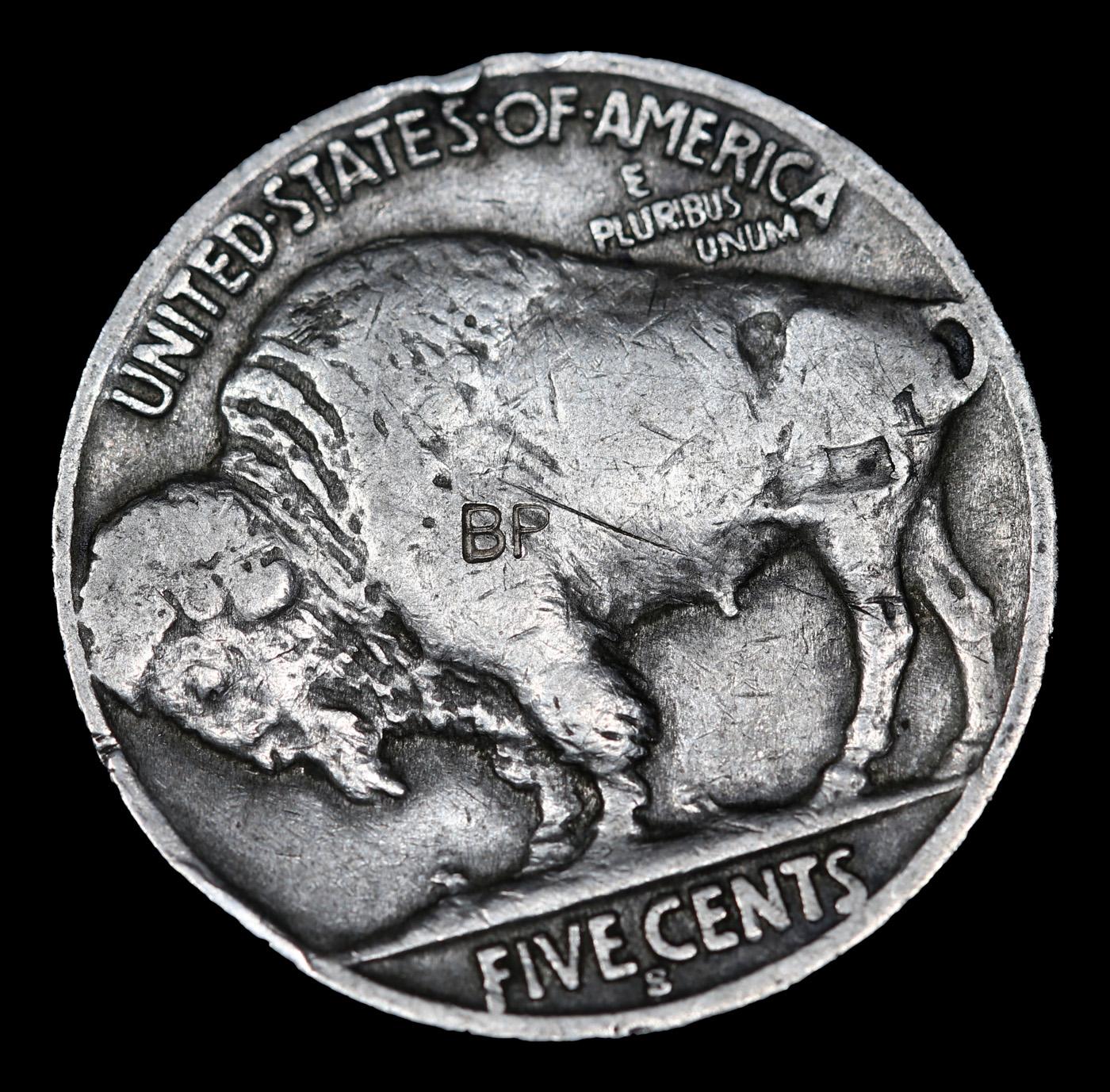 1936-s Hobo Buffalo Nickel 5c Grades Hand Carved