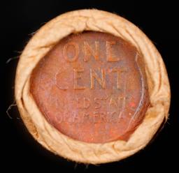 Lincoln Wheat Cent 1c Mixed Roll Orig Brandt McDonalds Wrapper, 1916-p end, Wheat other end