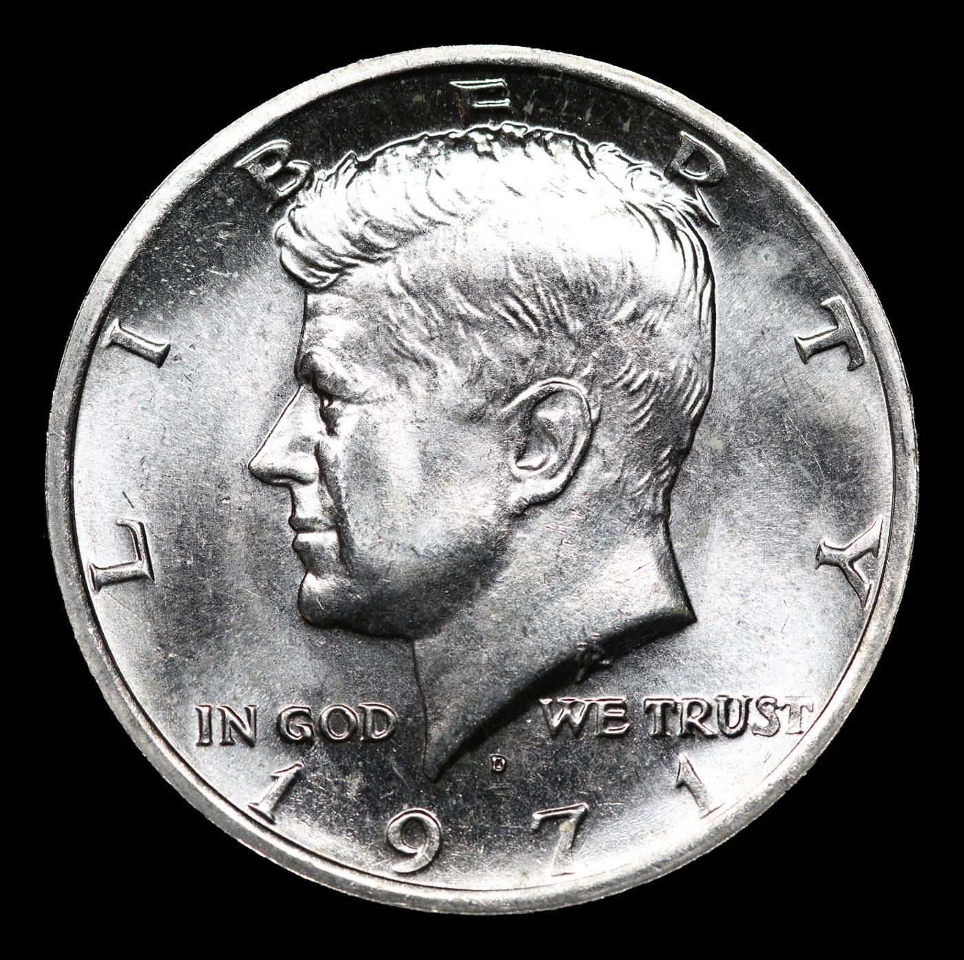 1971-d Kennedy Half Dollar 50c Grades GEM++ Unc