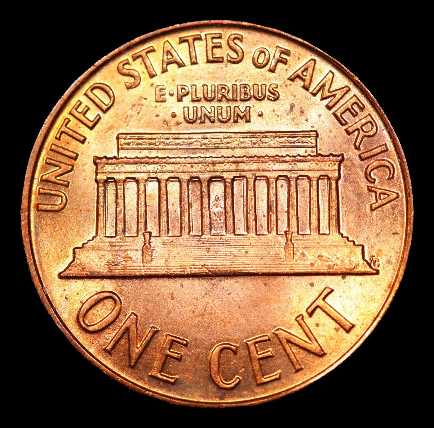 1963-p Lincoln Cent 1c Grades GEM Unc RD