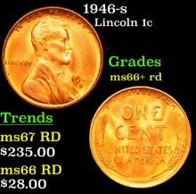 1946-s Lincoln Cent 1c Grades GEM++ RD