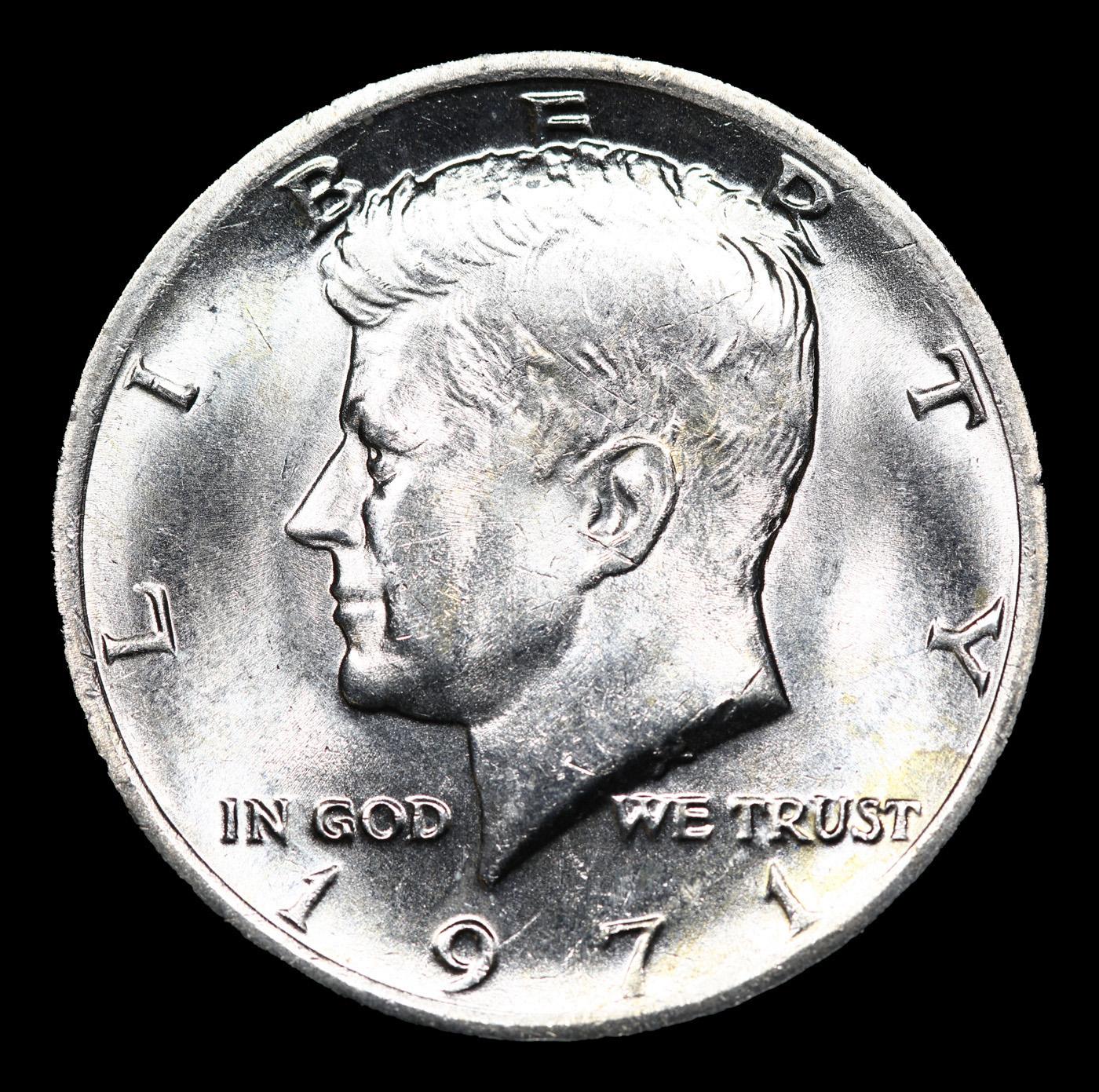 ***Auction Highlight*** 1971-p Kennedy Half Dollar Near TOP POP! 50c Graded ms66+ BY SEGS (fc)