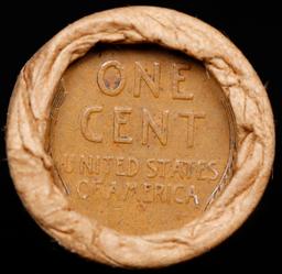 Lincoln Wheat Cent 1c Mixed Roll Orig Brandt McDonalds Wrapper, 1919-d end, Wheat other end