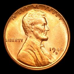 1946-s Lincoln Cent 1c Grades GEM++ RD