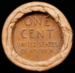 Lincoln Wheat Cent 1c Mixed Roll Orig Brandt McDonalds Wrapper, 1919-s end, Wheat other end