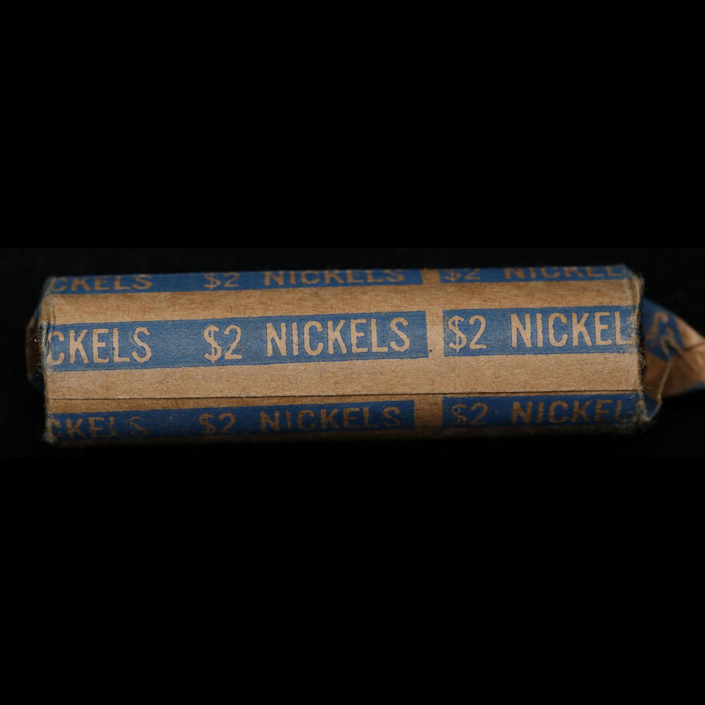 Shotgun Jefferson 5c roll, 1978-d 40 pcs Vintage Nickel Wrapper