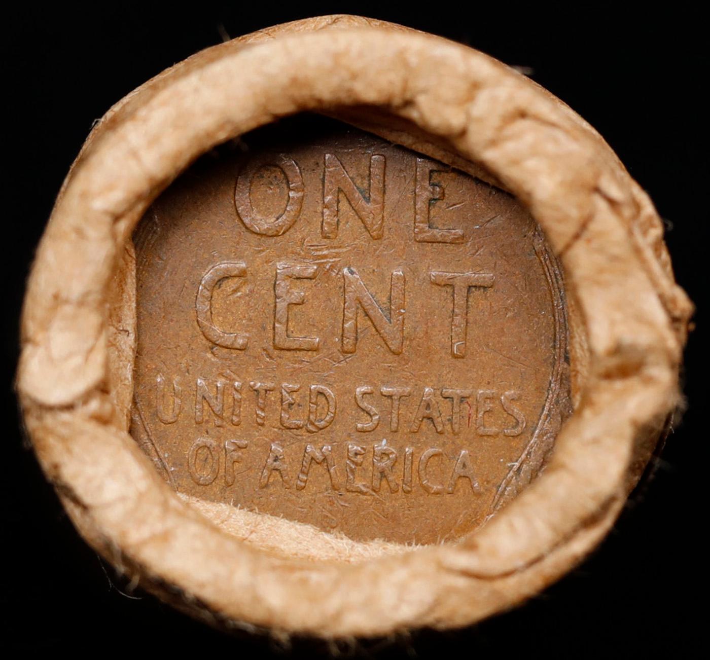 Lincoln Wheat Cent 1c Mixed Roll Orig Brandt McDonalds Wrapper, 1919-d end, Wheat other end