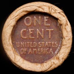 Lincoln Wheat Cent 1c Mixed Roll Orig Brandt McDonalds Wrapper, 1916-d end, Wheat other end