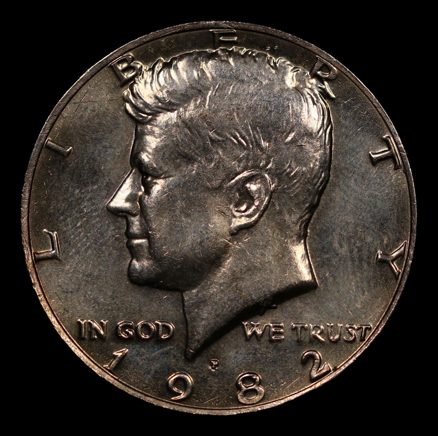 1982-p Kennedy Half Dollar 50c Grades GEM+ Unc