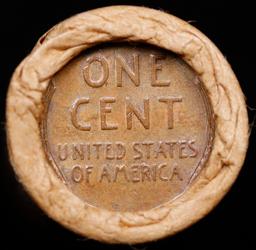 Lincoln Wheat Cent 1c Mixed Roll Orig Brandt McDonalds Wrapper, 1919-s end, Wheat other end