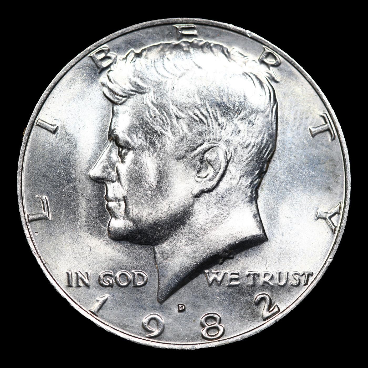 1982-d Kennedy Half Dollar 50c Grades GEM+ Unc