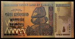 2008 100 Trillion Reserve Bank Of Zimbabwe Hyperinflation Note Grades Brilliant Uncirculated