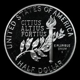 Proof 1992-S Olympic Modern Commem Half Dollar 50c Grades GEM++ Proof Deep Cameo