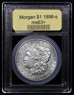 ***Auction Highlight*** 1898-s Morgan Dollar $1 Graded Select+ Unc By USCG (fc)