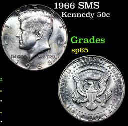 1966 SMS Kennedy Half Dollar 50c Grades sp65