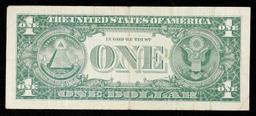 **Star Note** 1957A $1 Blue Seal Silver Certificate Grades vf++