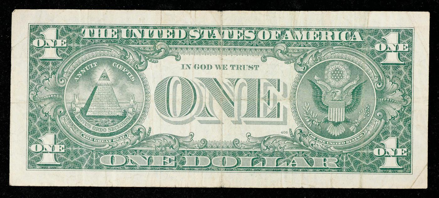 **Star Note** 1957A $1 Blue Seal Silver Certificate Grades vf++