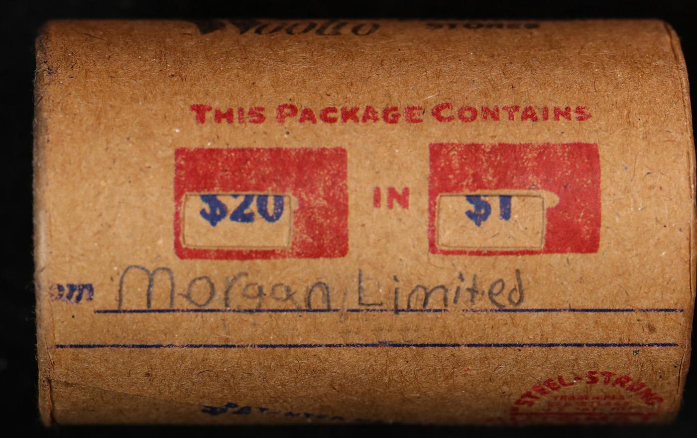 *EXCLUSIVE* Hand Marked " Morgan Limited," x20 coin Covered End Roll! - Huge Vault Hoard  (FC)