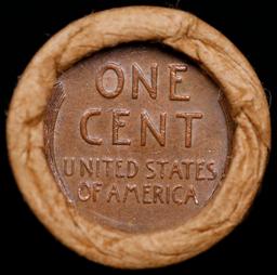 Lincoln Wheat Cent 1c Mixed Roll Orig Brandt McDonalds Wrapper, 1919-s end, Wheat other end