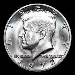 1972-d Kennedy Half Dollar 50c Grades GEM++ Unc