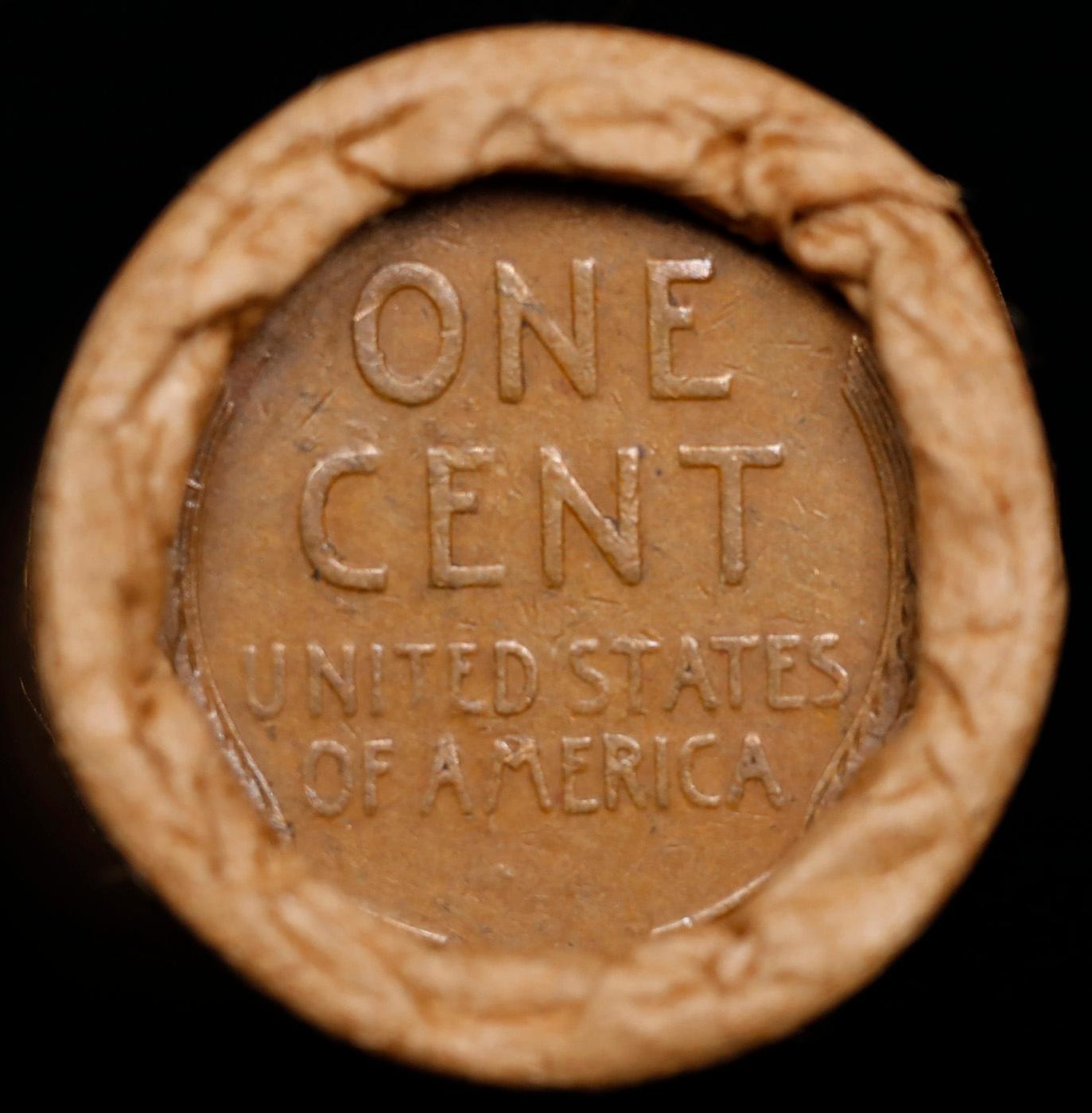 Lincoln Wheat Cent 1c Mixed Roll Orig Brandt McDonalds Wrapper, 1916-d end, Wheat other end