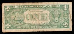 **Star Note** 1957 $1 Blue Seal Silver Certificate Grades f+