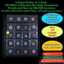 20 Great Coins of the World, hand selected, many trend high, every lot guaranteed to contain Silver.