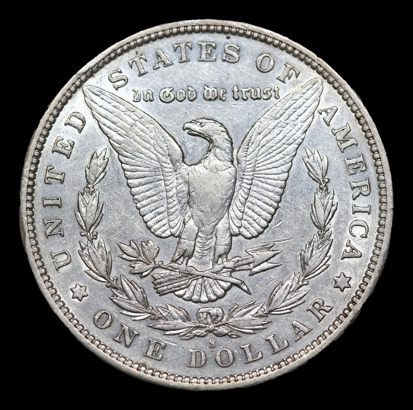 ***Auction Highlight*** 1892-s Morgan Dollar $1 Graded au58 By SEGS (fc)