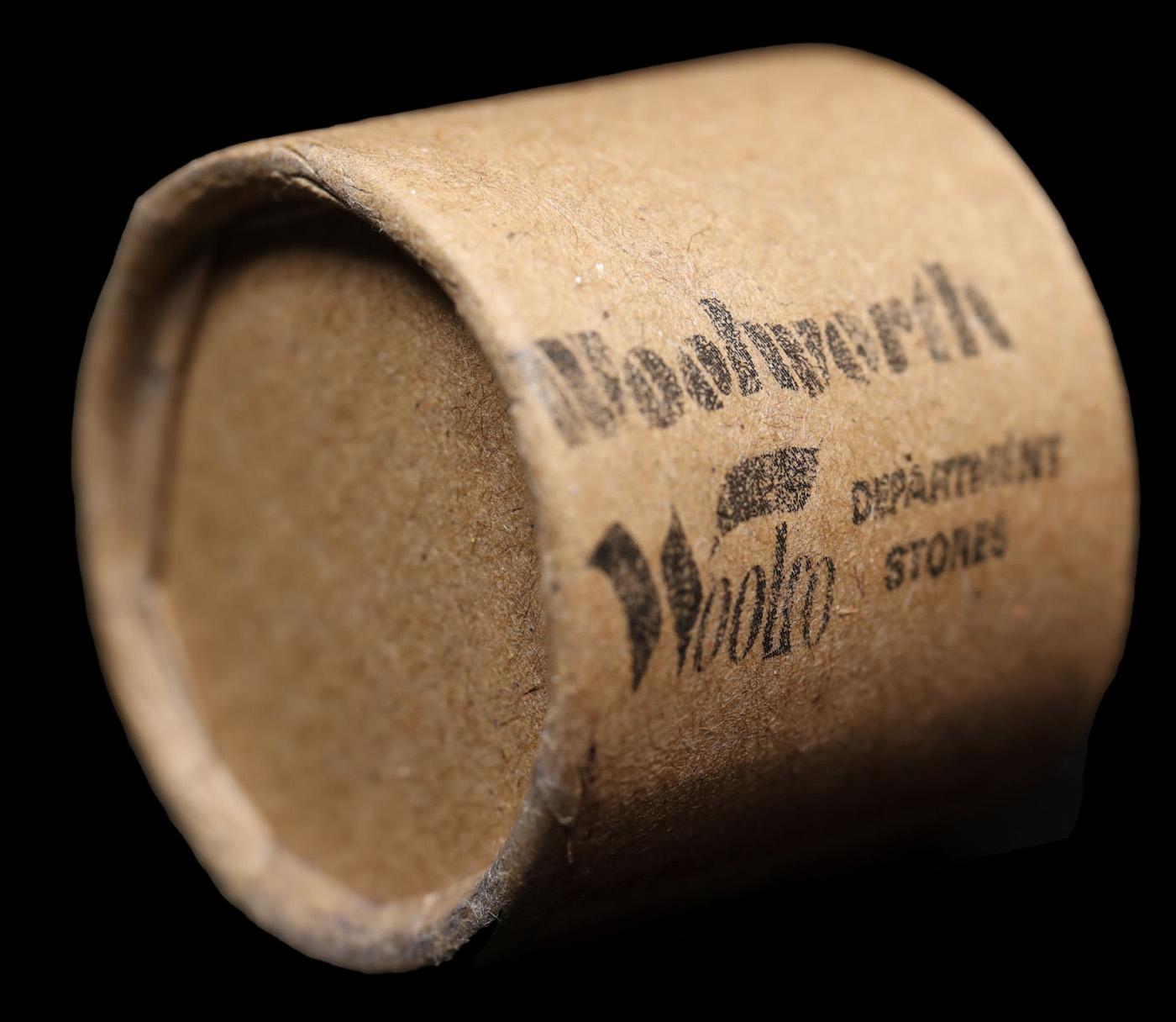 *Uncovered Hoard* - Covered End Roll - Marked "Unc Peace Exceptional" - Weight shows x10 Coins (FC)