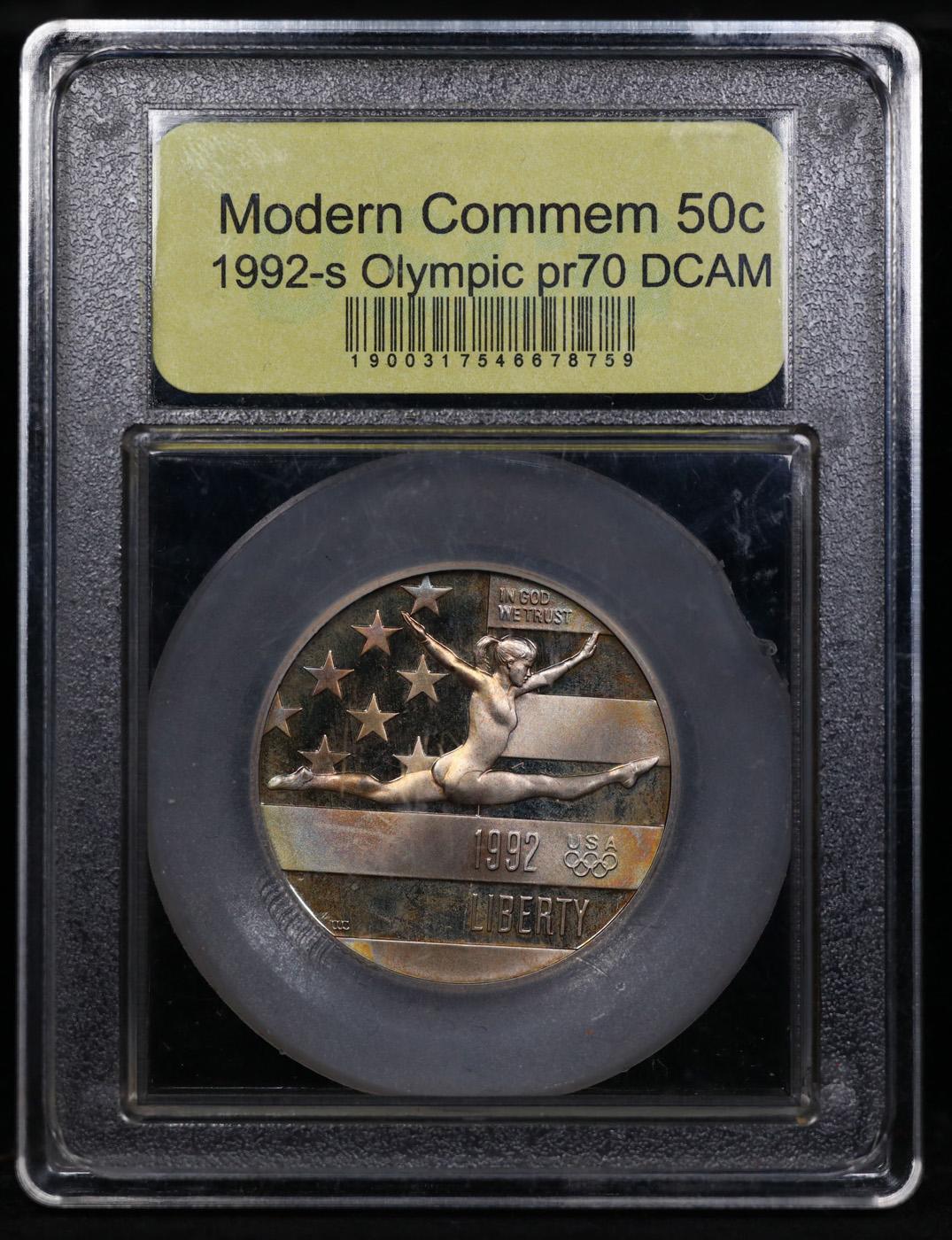 Proof 1992-s Olympic Modern Commem Half Dollar 50c Graded GEM++ Proof Deep Cameo By USCG