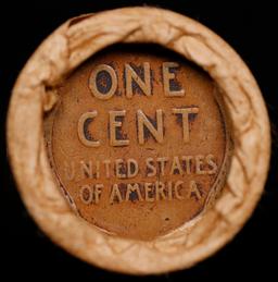 Lincoln Wheat Cent 1c Mixed Roll Orig Brandt McDonalds Wrapper, 1917-s end, Wheat other end