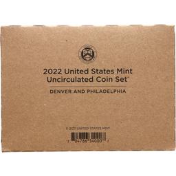 Sealed 2022 United States Mint Set in Original Government Shipped Box, Never Opened! 20 Coins Inside